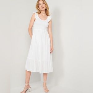 New white bohemian dress